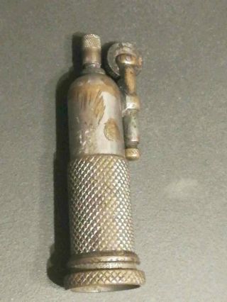 Very Rare Old Petrol Lighter Michelin Wwi Rare Vtg Brass Lighter Feuerzeug 打火机