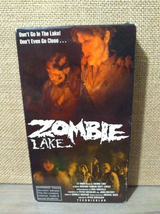 Zombie Lake Vhs Rare,  Horror,  Gore,  Cult