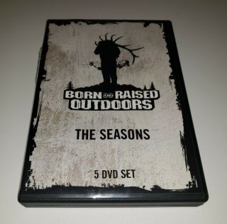 Born And Raised Outdoors The Seasons (5 Dvd Set 2017) Elk Bow Hunting,  Rare