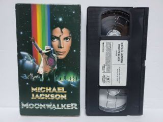 Michael Jackson Moonwalker (vhs,  1988) Music Video Film Movie Rare 1988