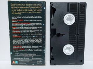 Michael Jackson Moonwalker (VHS,  1988) Music Video Film Movie RARE 1988 2