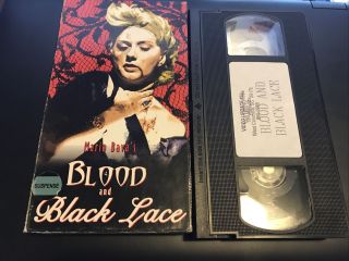 Blood And Black Lace Vhs Vci 1997 Rare Horror Giallo Slasher Mario Bava Cult Htf