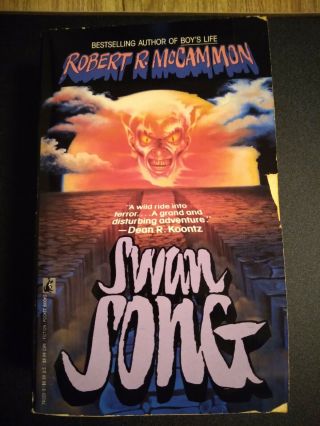 Swan Song By Robert R.  Mccammon Very Rare Paperback Horror (pocket Books)