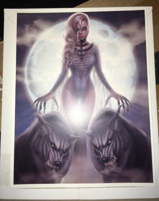 Official In This Moment Maria Brink Photo Poster 8.  5 X 11 " Rare