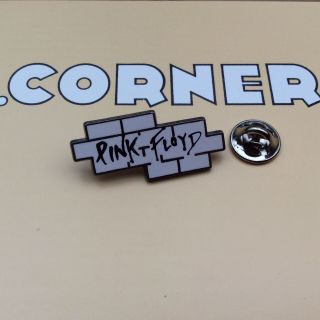 Rare Pink Floyd Another Brick In The Wall Silver Enamel Vintage Pin Badge