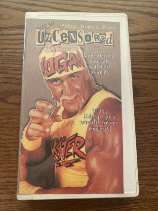 Wcw Uncensored ‘96 Vhs Nwo Wwf Wwe Hulk Hogan Sting Ric Flair Rare Ecw Aew