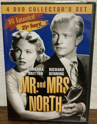 Mr.  And Mrs.  North (dvd,  2014,  4 - Disc Set) Rare 1950 