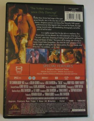 Salsa The Motion Picture (1988) DVD RARE OOP MGM 2