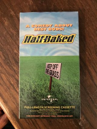 Half - Baked Vhs Rare Screener Cassette - Dave Chappelle Jim Breuer