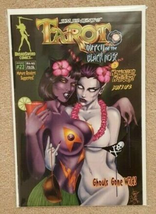 Tarot Witch Of The Black Rose 23 B Variant Risque With Rare Tattoo