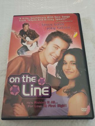 On The Line Rare Comedy Dvd Lance Bass Joey Fatone Nsync 2002 With Insert
