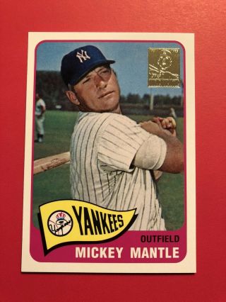 1996 Topps Mickey Mantle Commemorative Set Card 15 Of 19 350 Rare