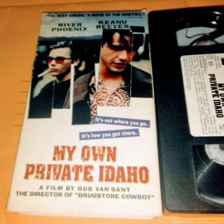 My Own Private Idaho (vhs,  1992) Rare Oop River Phoenix Keanu Reeves Drama