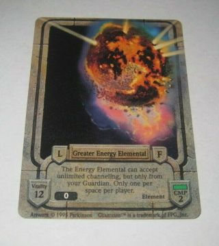 Guardians Greater Energy Elemental Collectible Trading Card Game Tcg/ccg Rare 1
