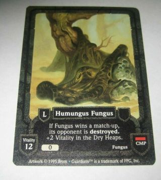 Guardians Humungus Fungus Trading Card Game Tcg/ccg Ultra Rare 1 1995