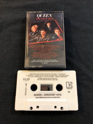 Queen: Greatest Hits (1981 Elektra) Cassette Tape Rare