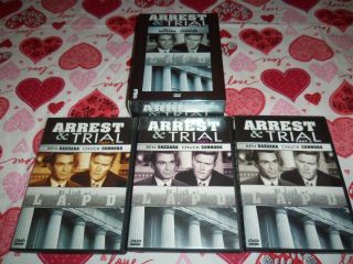 Arrest & Trial Part 2 (dvd,  2008,  3 - Disc Set) Dvd Set Rare Chuck Connors Look