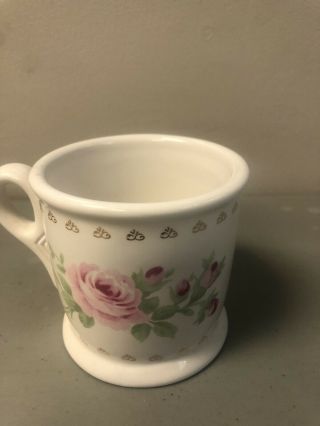 Rachel Ashwell Simply Shabby Chic Rare Ceramic Cup With Pink Roses