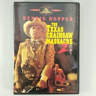 The Texas Chainsaw Massacre 2 (dvd,  1986,  2000) Dennis Hopper,  Rare Oop
