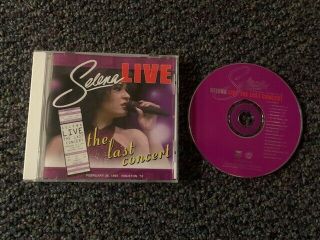 Selena Live The Last Concert (2001) Cd Houston,  Texas Rare