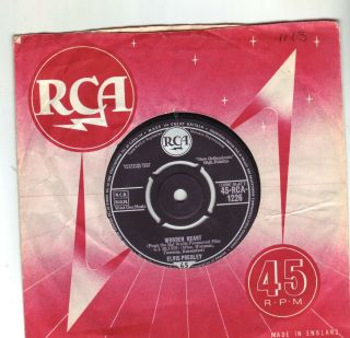 Elvis Presley Wooden Heart 1960 Classic 45 Rare