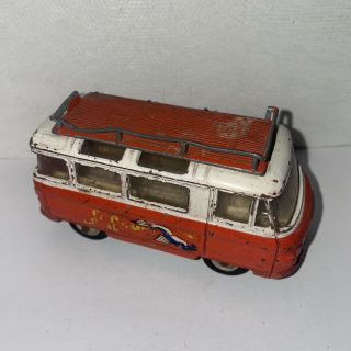 Rare Vintage Corgi Toys Commer Bus 2500 Series Holiday Camp Special Campervan