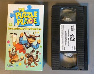 The Puzzle Place “accentuate The Positive” Vhs 1996 Animated Rare