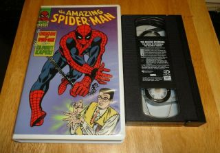 The Spider - Man: The Origin Of Spider - Man/ The Kilowatt Caper (vhs) Rare