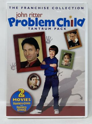 John Ritter Problem Child 1 & 2 " Tantrum Pack " Dvd — Cult 90’s Comedy Rare Oop