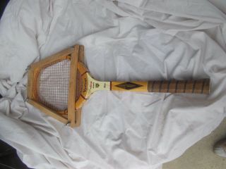 Rare Vintage 1970s Vantage Speed King Autograph Model Wooden Wood Tennis Racquet