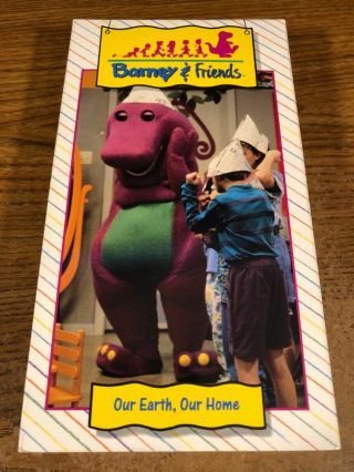 Barney & Friends Our Earth,  Our Home Vhs Movie Vcr Video Tape Rare