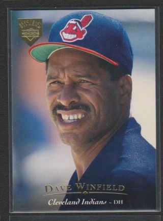 1995 Upper Deck Electric Diamond Gold Parallel 95 Dave Winfield Indians Rare Sp