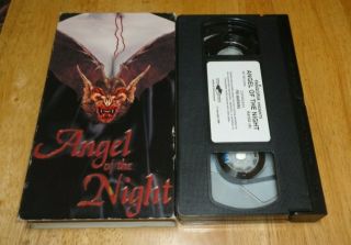 Angel Of The Night (vhs,  1998) Mads Mikkelsen Rare Horror Fangoria Non - Rental