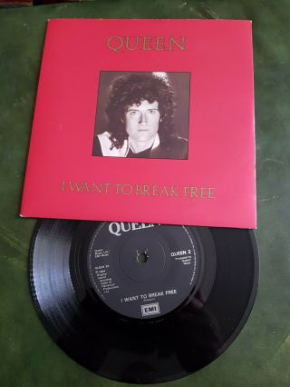 Queen - I Want To Break - Rare Brian May Sleeve 7 " Single Vg,