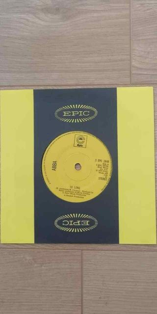 Abba So Long/ive Been Waiting For You Single (rare Yellow Epic)