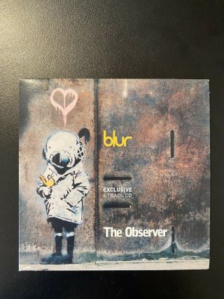 Banksy Blur Rare 5 Track Promo Cd Observer 2003