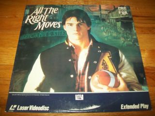 All The Right Moves Laserdisc Ld Very Rare Tom Cruise
