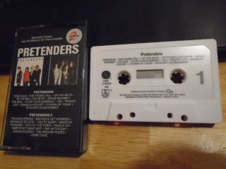 Rare Oop Pretenders 2 On 1 Cassette Tape I And Ii Brass In Pocket Talk Of Town