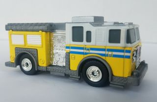Hasbro Tonka - Fire Engine Rescue Truck - Rare Yellow - 2012 - 4 " Die - Cast Metal