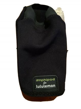Rare Lululemon Amphipod Stealth Runner Hydration Water Bottle Cattier With Pouch