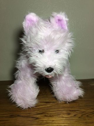 Rare 14 " Purple Lavender Build A Bear Scottish Terrier Plush Dog Puppy Sweet