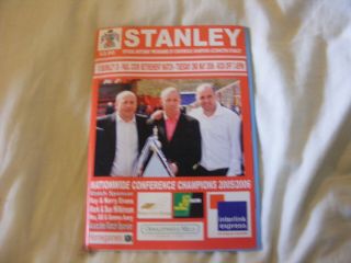 2006 Accrington Stanley V Burnley Paul Cook Retirement Match Friendly Rare