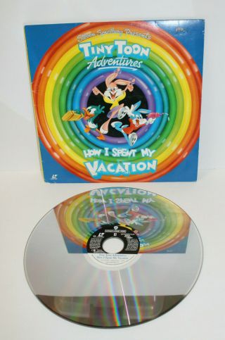 Tiny Toon Adventures - How I Spent My Vacation (laserdisc,  1992) Rare