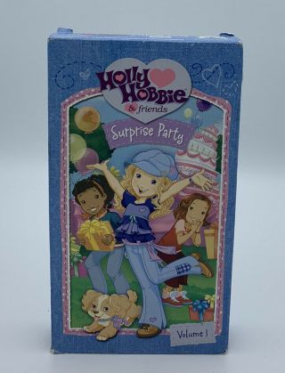 Holly Hobbie & Friends Volume 1 Surprise Party Rare Paramount 2006 Vhs Cartoon