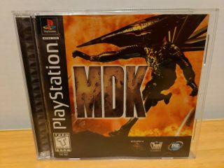 Mdk (sony Playstation 1,  1997) Ps1 Complete Very Rare