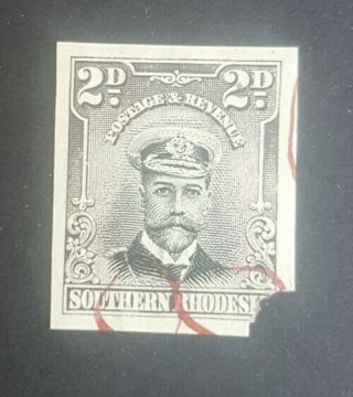 Southern Rhodesia Queen Victoria Stamp Proof Africa Post British Colony Rare