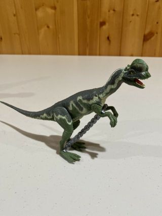 Jurassic Park 1994 Series 2 Dilophosaurus Dinosaur With Capture Gear Jp02 Rare
