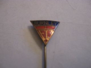 Rare Old Burnley Football Club (2) Enamel Stick Pin Badge