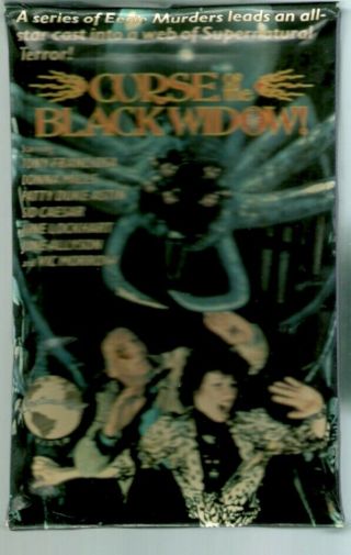 Curse Of The Black Widow : Rare Oop Big Box Vhs 1976 Vic Morrow,  June Lockhart