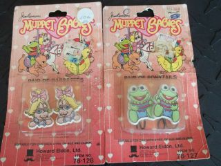 Vintage 1984 Muppet Babies Ponytails And Barrettes Kermit & Miss Piggy Rare Nos